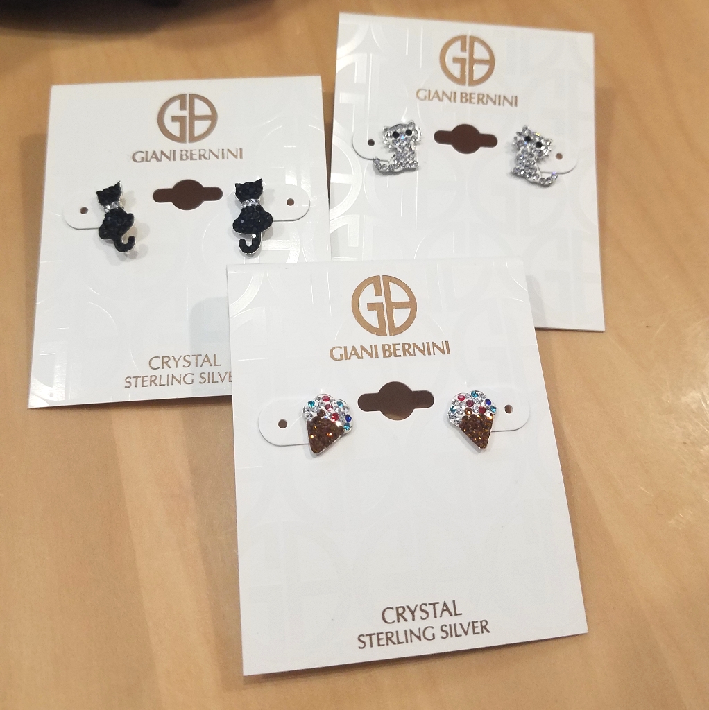 Nwt Giani Bernini Stud Earrings 58$